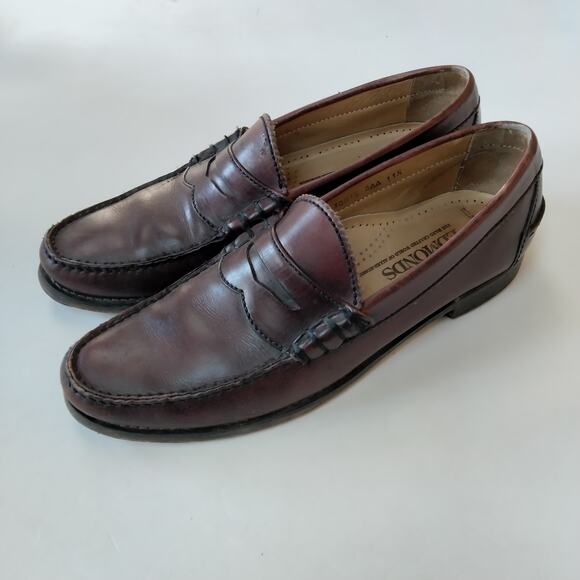 Allen Edmonds Brown Leather Loafers Beaumont Men's Size AAA 11.5 30015 - Picture 2 of 12